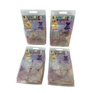 (Lot of 4) Ty Beanie Babies Official Ty Heart Protectors 10 Pack Clear Tag Cover